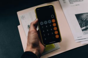Using phone calculator to figure key takeaways from the Australian Budget